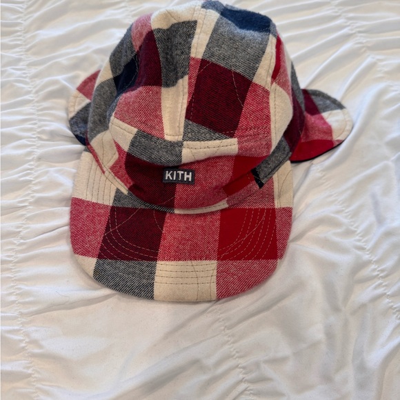 Kith kids SwEater with matching HAT Flannel Warm Quilted Hoodie Ivory size 10/11 - Picture 10 of 11